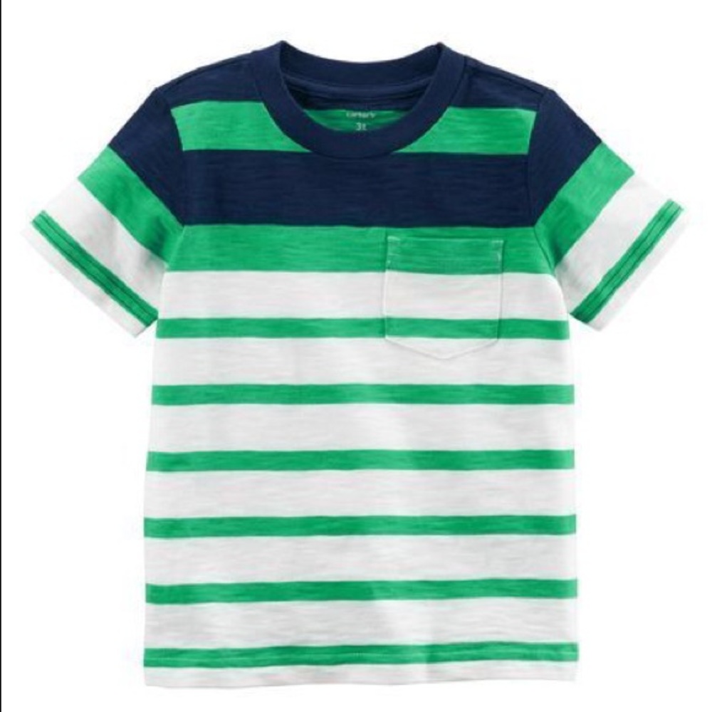 Carter's Pocket T - 3M Blue/Green